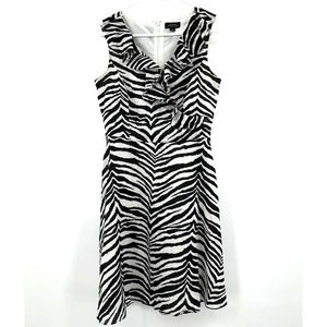 Tahari‎ size 8 Zebra Print knee length dress